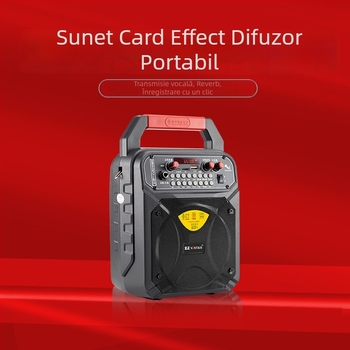 A1 Difuzor Bluetooth Portabil pentru Square Dance - 10W, 100Hz-20kHz, SNR >=75dB, 2000-4000mAh, baterie detașabilă