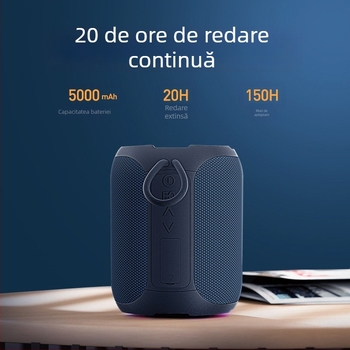 Sonac A8 Boxă Bluetooth outdoor portabilă, 40W, IPX7 rezistentă la apă, Bluetooth 5.0, 4 difuzoare, baterie încorporată 4000–6000mAh