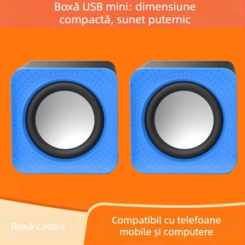 Gigabyte KY-01 difuzor stereo cu fir USB, subwoofer, pentru desktop PC, laptop și dispozitive mobile (2023)