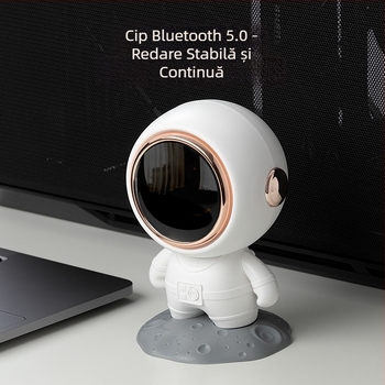 Boxa Bluetooth fără fir cu astronaut – IPX4, 5W, Bluetooth 5.3, 20Hz-20kHz, rază 10 m