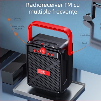 Patriot T51 Difuzor Bluetooth Fără Fir cu Radio, 10W, Subwoofer, Bluetooth 5.0, Rază 15 m
