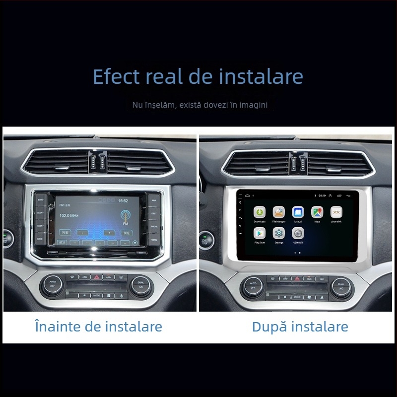 H6Coupe navigator auto cu ecran tactil capacitiv de 10 inch, all-in-one portabil pentru un vehicul specific