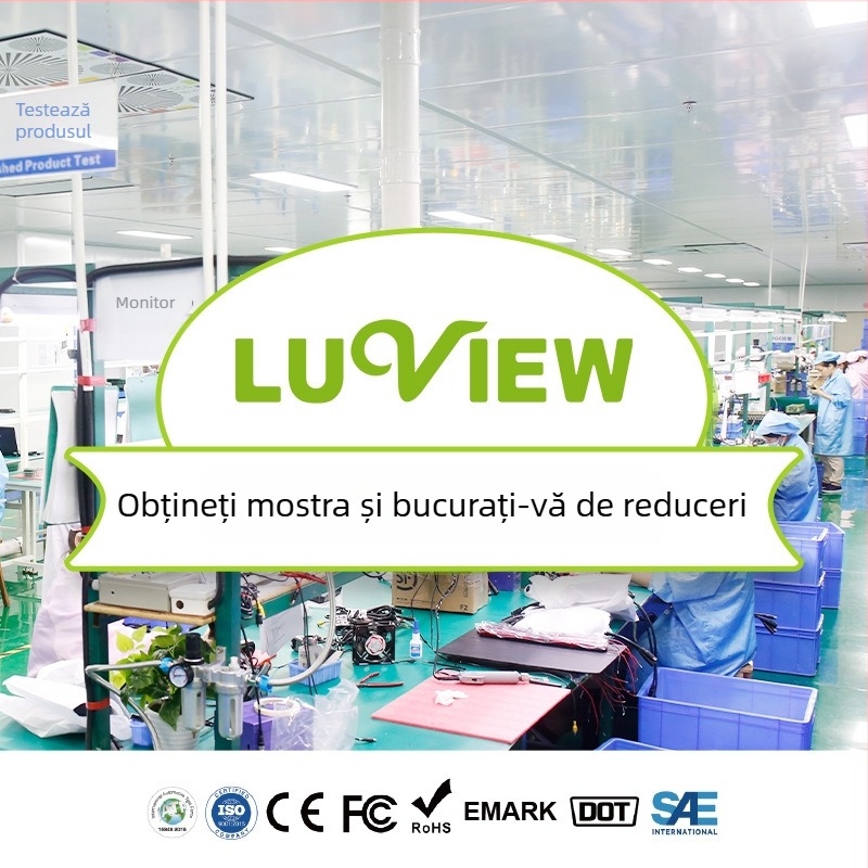 Display LCD pentru mașină JY-M770; intrare duală AHD/CVBS; rezoluție 1024x600; monitor HD cu patru diviziuni pentru mersul înapoi; PAL/NTSC; procesare personalizabilă; potrivit pentru vanuri, camioane și RV-uri