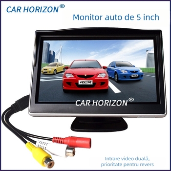 YL-501 ecran LCD auto cu ecran digital, rezoluție 480x272, compatibil NTSC/PAL
