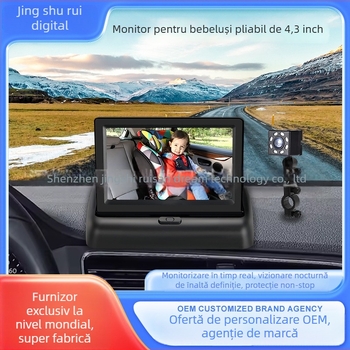 Monitor LCD pentru mașină, model 40301, rezoluție 480x272, intrare CVBS