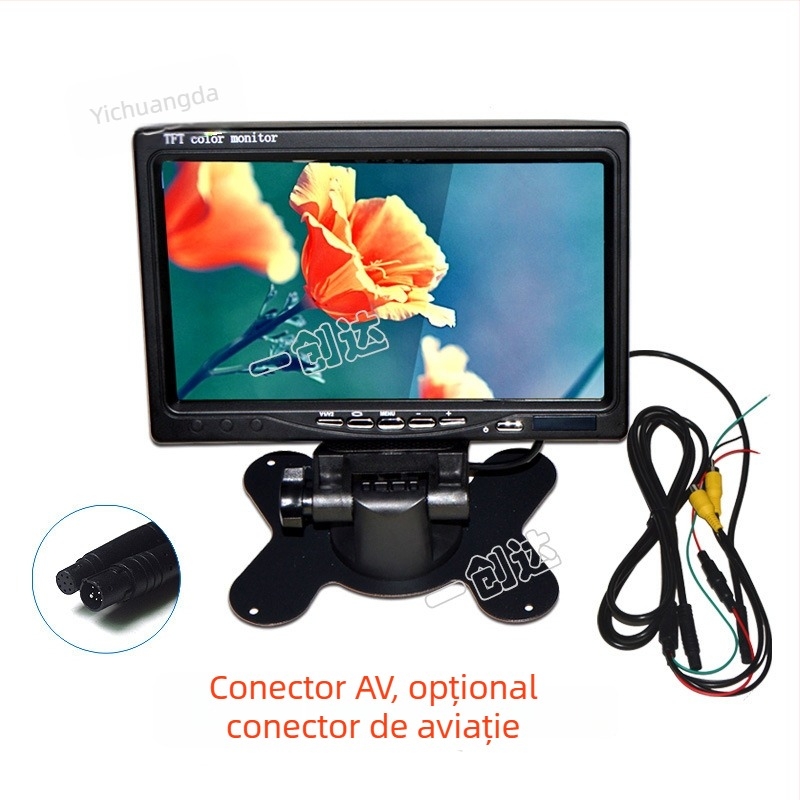 Ecran LCD auto, ecran digital, rezoluție 1024x600, compatibilitate universală, Card friends