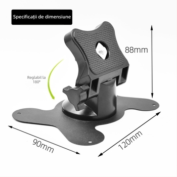 Suport pentru monitor auto cu Butterfly Stand, din plastic, 200 g, Compatibil universal