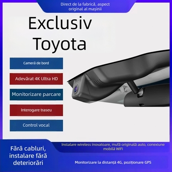 DVR auto 4G pentru Toyota Camry, Corolla, RAV4 și Highlander – 2160p, unghi de vizualizare 170°, Wi-Fi, monitorizare parcare