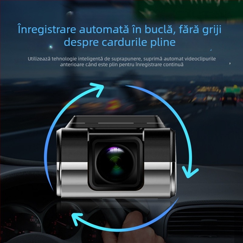 Dash cam USB cu navigație și înregistrare video, înaltă definiție, DVR ascuns, fără montaj
