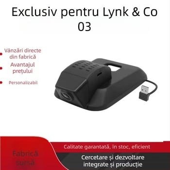 Camera ascunsă de bord pentru Lynk & Co 03 - 2160P, unghi de 170°, 8MP, înregistrare ciclică, monitorizare parcare