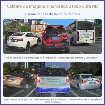 Camera de bord 4K pentru Volkswagen – unghi 170°, 2160p, WiFi, înregistrare în buclă, TF card până la 128GB
