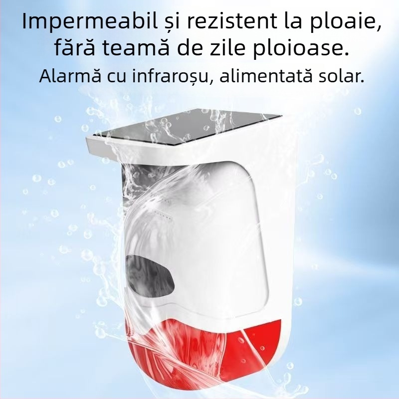 Alarmă vocală solară pentru unghiuri moarte ale excavatorului, radar de marșarier pe partea dreaptă pentru camioane și stivuitoare
