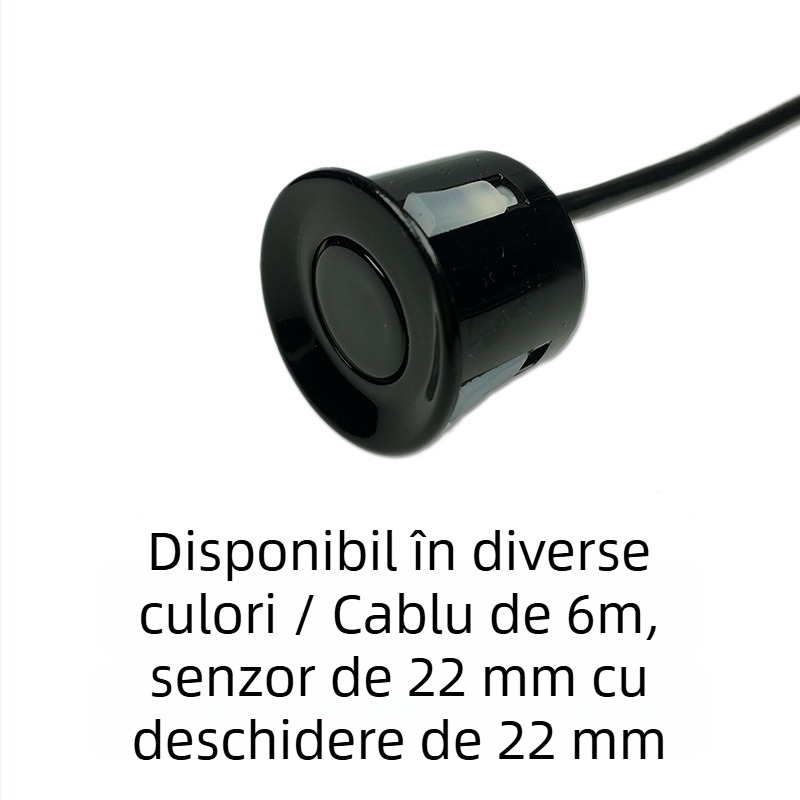 Radar LED pentru parcare cu 2 sonde | Alimentare 12V | Gama 0,3–2,5 m | Buzzer