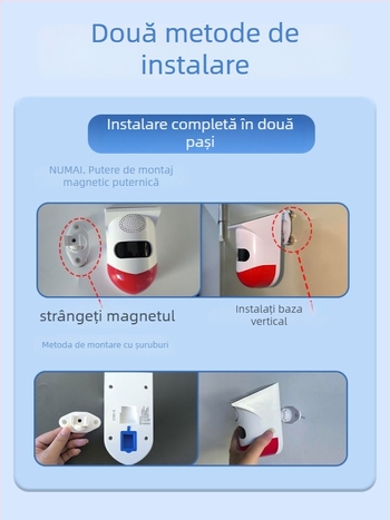 Beihai CT80 Sistemă de alarmă pentru zona moartă dreaptă a camioanelor, radar de mers înapoi pentru excavator, senzor cu voce wireless