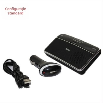 LD168 Bluetooth hands-free pentru mașină, montaj pe parasolar auto, wireless, intrare 3.7V, compatibil cu toate telefoanele