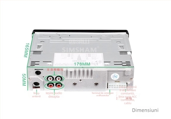 MP3 player Bluetooth pentru mașină cu FM, Siming Mountain JL-8236, 12V, 1.8kg