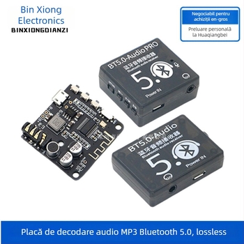 Placă decodor audio MP3 Bluetooth 5.0 pentru sistem auto, amplificator DIY receptor