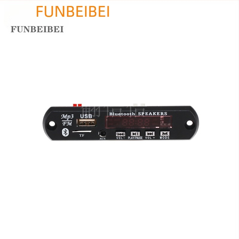 FARDUINO Modul de recepție audio Bluetooth 5.0 pentru mașină, cu radio FM și decodor MP3