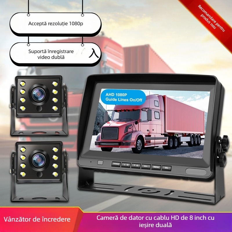 Display de recul pentru mașină – model L21091, monitor IPS LCD pentru autoturisme, rezoluție 1024×600, semnal de intrare Color CMOS Image