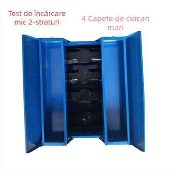 Oumai Cutie de scule din metal - Deschis, cu două niveluri, portabilă pentru uz casnic și auto, trusă de reparații