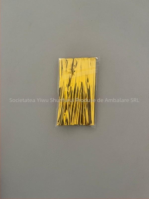 Shunfray Legătură de sigilare pentru ambalarea bomboanelor pe băț, cu PET + sârmă de oțel, pentru pungi de panificație, clasa V-0