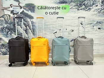 Valiză de călătorie Ikx — Oxford, deschidere cu fermoar, lacăt TSA de tip combinație, roți universale, greutate 1,9 kg, unisex, pentru călătorii de agrement.