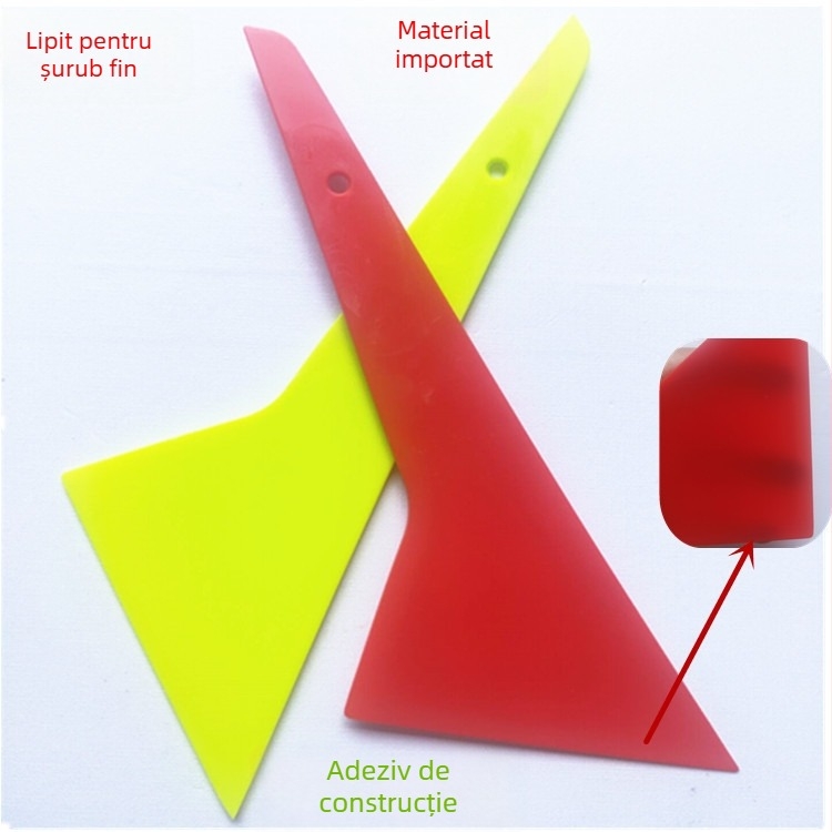 Racletă de film cu gură subțire pentru geamuri auto, material PA, model HT--05, Good helper, pentru eliminarea apei la aplicarea filmului