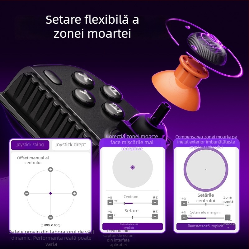 Controller de joc Wind Blade Plus, Bluetooth, interfață Type-C, vibrație, feedback haptic, compatibil Android/Apple/Switch