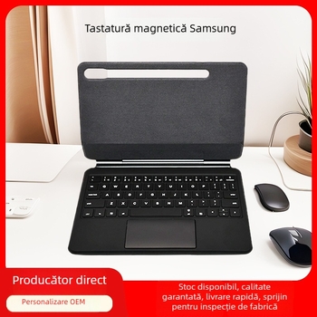 Tastatură magnetică plutitoare pentru Samsung Galaxy Tab S7/S8/S9+ (11 și 12,4 inchi) Bluetooth