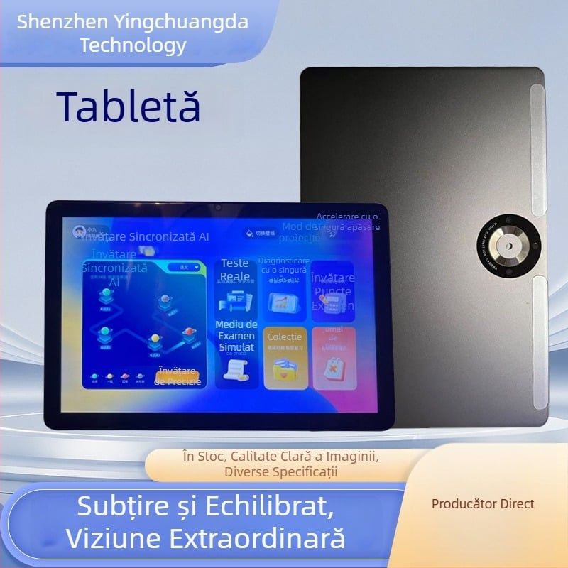 Tableta Android de 10,1 inci, procesor MTK octa-core, 4G, cameră de 5 MP, tastatură detașabilă, ecran IPS, dual SIM, GPS, Bluetooth, 250 GB stocare