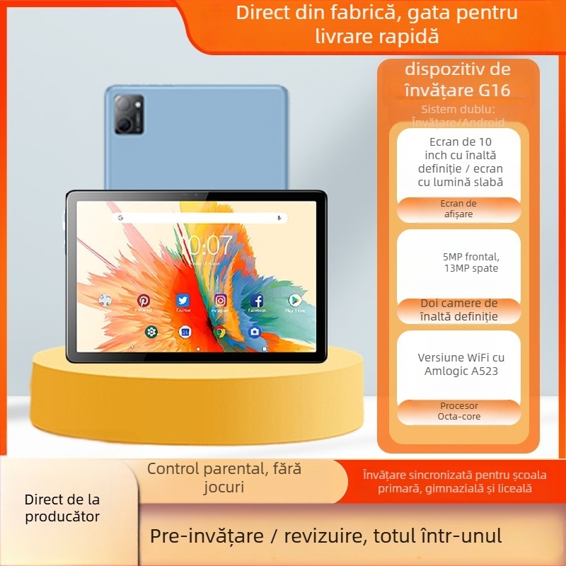 Y108 tabletă Android 4G, octa-core 1,5 GHz, 32GB stocare, ecran IPS de 10,1 inch, ieșire HDMI