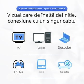 Cablu HDMI la Micro HDMI, 4K, pentru camere, tablete și calculatoare