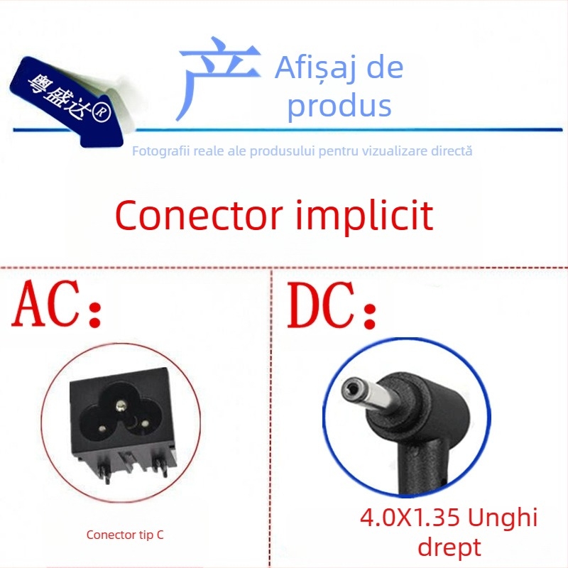 Adaptor încărcător Asus U305F pentru laptop, 19V 3.42A, conector 4.0×1.35mm