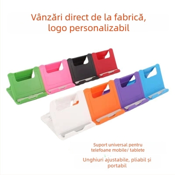 Suport de birou pentru tabletă și telefon, pliabil, înclinare reglabilă, material PP, personalizare logo