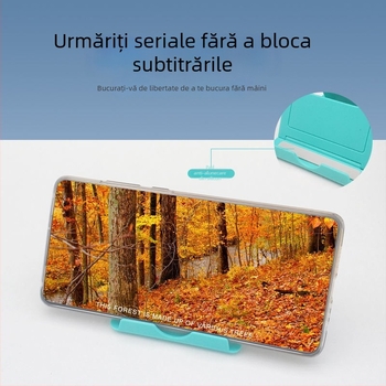 Suport de birou pentru tabletă și telefon, pliabil, înclinare reglabilă, material PP, personalizare logo