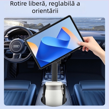 Suport pliabil pentru telefon și tabletă auto, universal, model SK006, compatibil cu iPad/iPhone