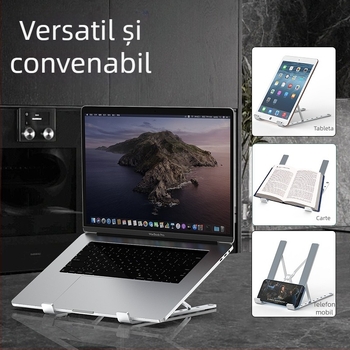 HYDUODUO Suport pentru laptop din aliaj de aluminiu, pliabil, 200 g
