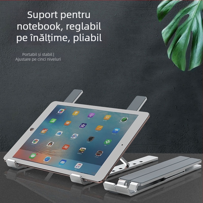 HYDUODUO Suport pentru laptop din aliaj de aluminiu, pliabil, 200 g