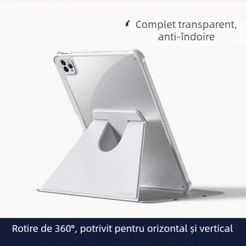 Husă de protecție iPad pentru 11-a generație A16, rotire la 360°, piele Pro, gravură