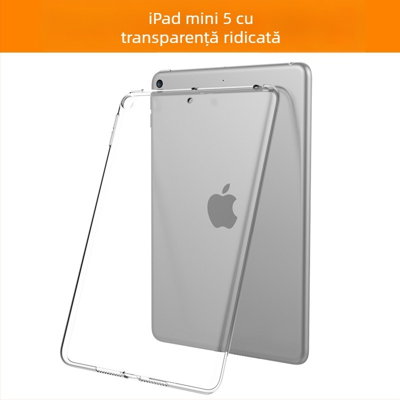 Husă de protecție iPad - capac spate, silicon/TPU, turnare prin injecție, compatibilă cu iPad 2/3/4, Air, Pro, seria Mini
