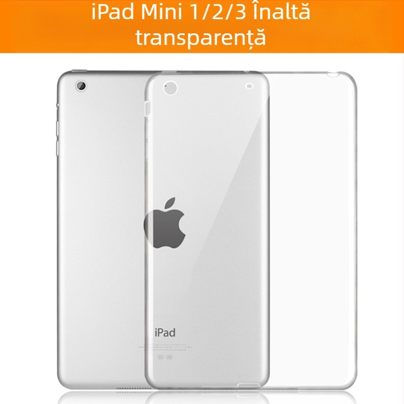 Carcasă TPU pentru iPad – compatibilă cu iPad 1–4, Air, Air 2, Pro, Mini (1–4); fără funcție de somn