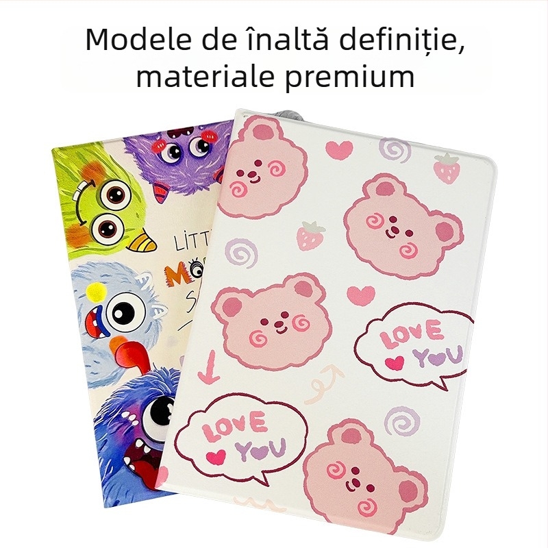 Husă de protecție pentru Huawei MatePad 11.5S – Material PC, Stil Desen Animat, Funcție de Somn Suportată