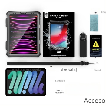 Red Pepper husă impermeabilă pentru iPad Pro (2020–2022) – Material PC, Antișoc, Suport