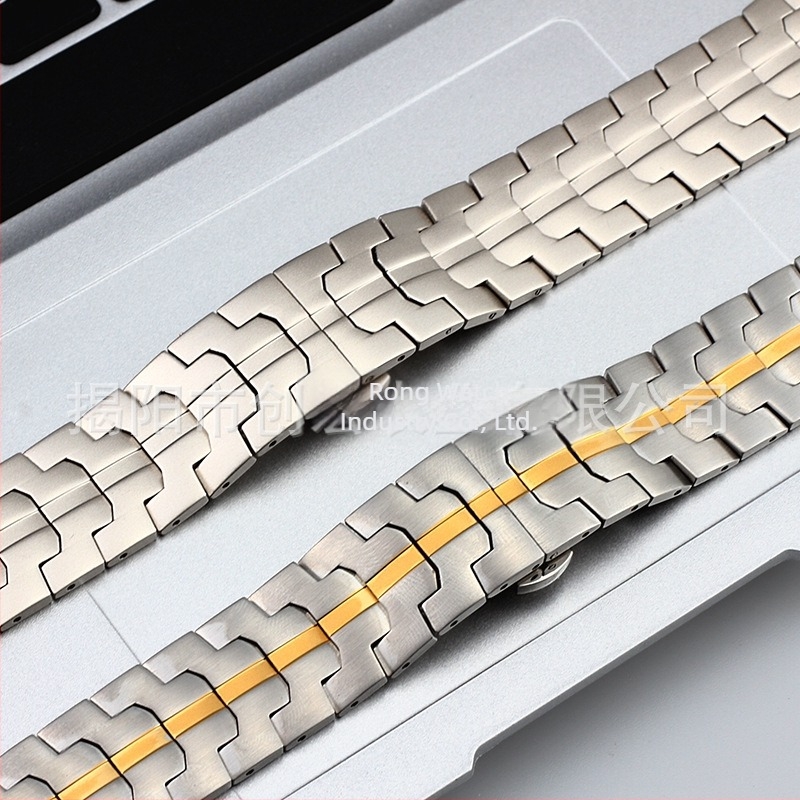 Brățară pentru Apple Watch din oțel inoxidabil 304, iarnă 2023, curea Apple versatilă, stil Fashion Commuter.