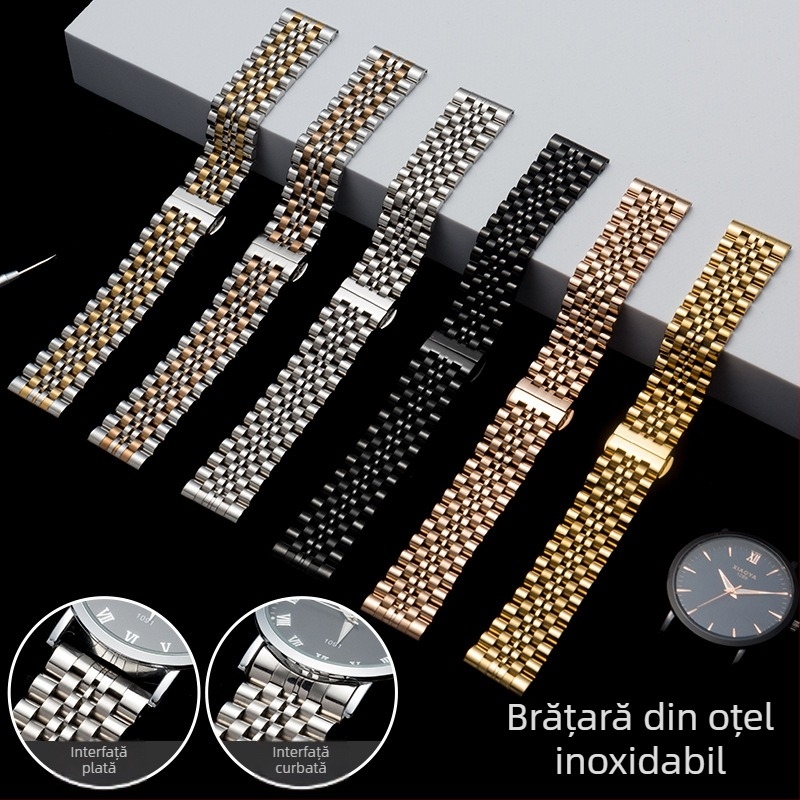 Curea pentru Apple Watch din oțel inoxidabil, design versatil, lansare vară 2025