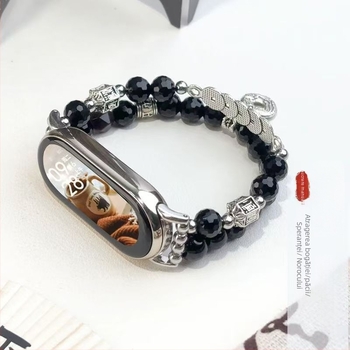 Brățară metalică Five Emperors Money DIY pentru Xiaomi Mi Band 10 și Huawei 10 Gen, NFC, interfață de 18 mm