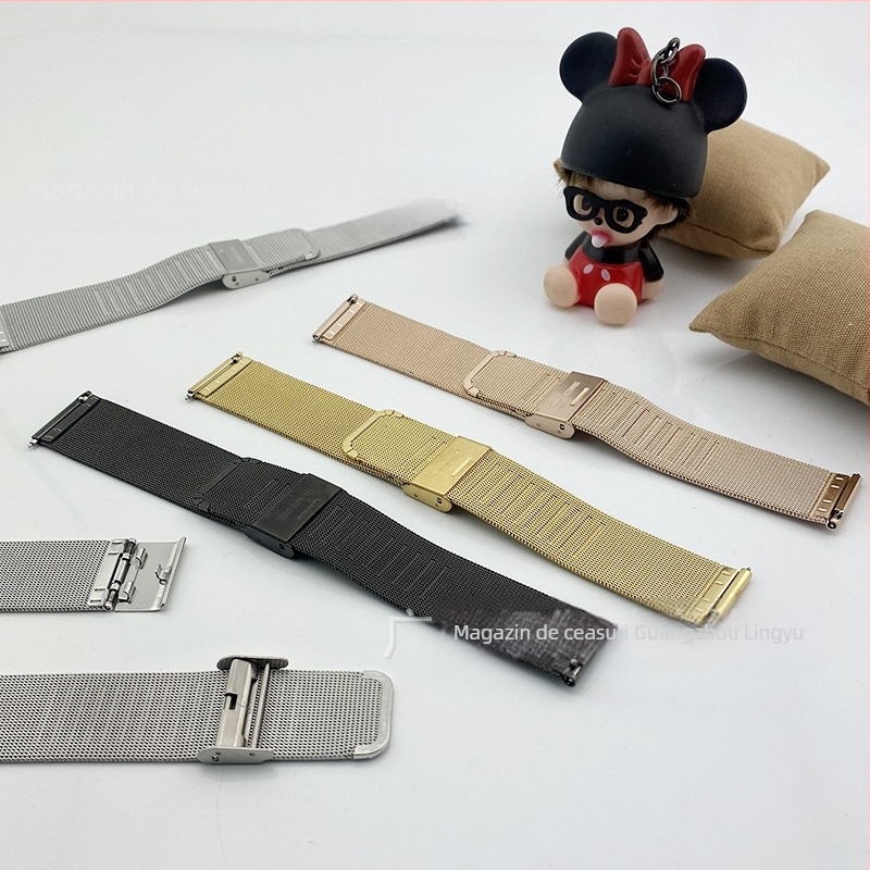 Brățară pentru ceas inteligent cu plasă Milanese din oțel inoxidabil (Material brățară: Oțel inoxidabil; Origine: Jieyang; Brand: Producție independentă; An/sezon de lansare: Iarna 2023; Stil: Fashion Commuter)