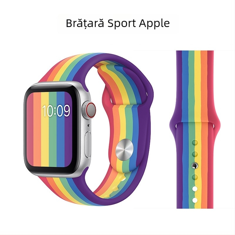 Curea de silicon pentru Apple Watch – Antialunecare – Stil fashion – Love Les