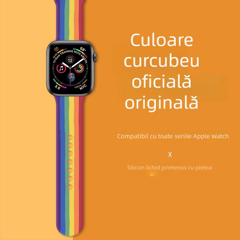 Curea de silicon pentru Apple Watch – Antialunecare – Stil fashion – Love Les