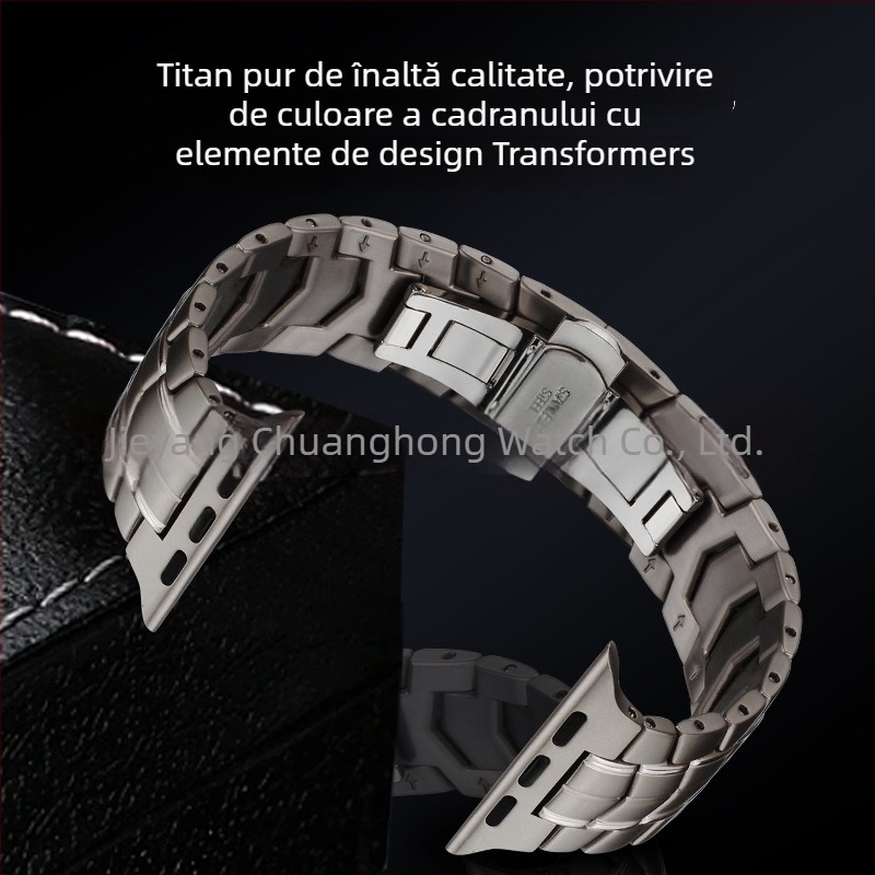 Brățară Apple Watch – Titan pur și oțel inoxidabil 304, dintr-o singură piesă
